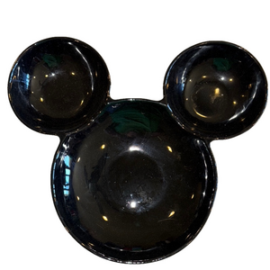 Disney Mickey Mouse 3D Black Shaped Ceramic Dish